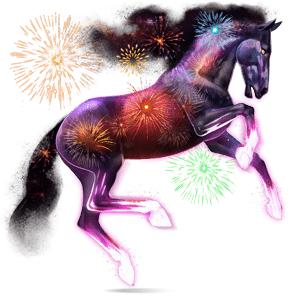 divine horse fireworks
