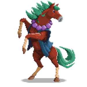 divine horse pixel art
